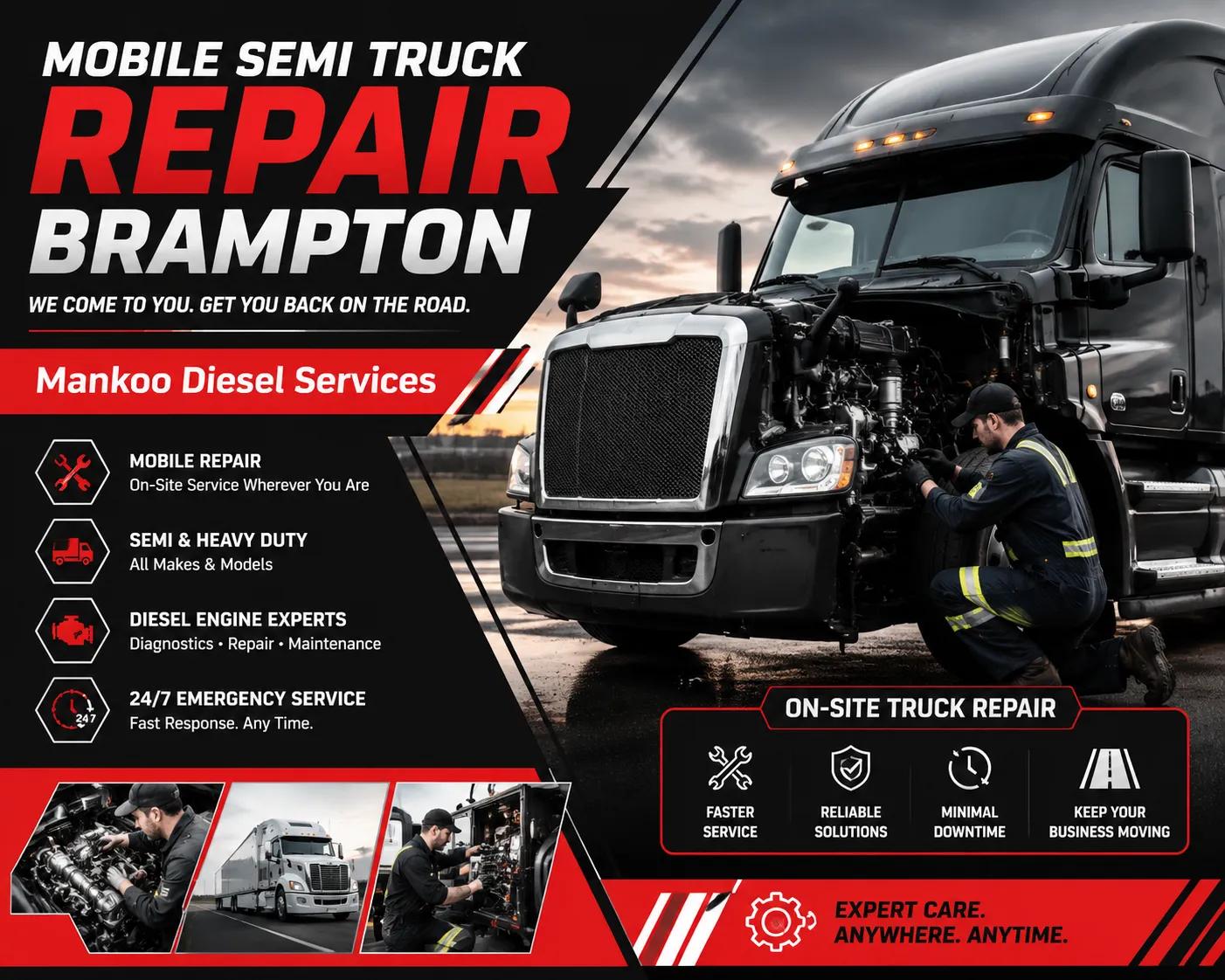Expert Insights on Mobile Semi Truck Repair Services in Brampton